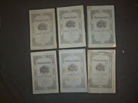 1856-1857 KNICKERBOCKER MONTHLY MAGAZINE - LOT OF 6 ISSUES - WR 1209