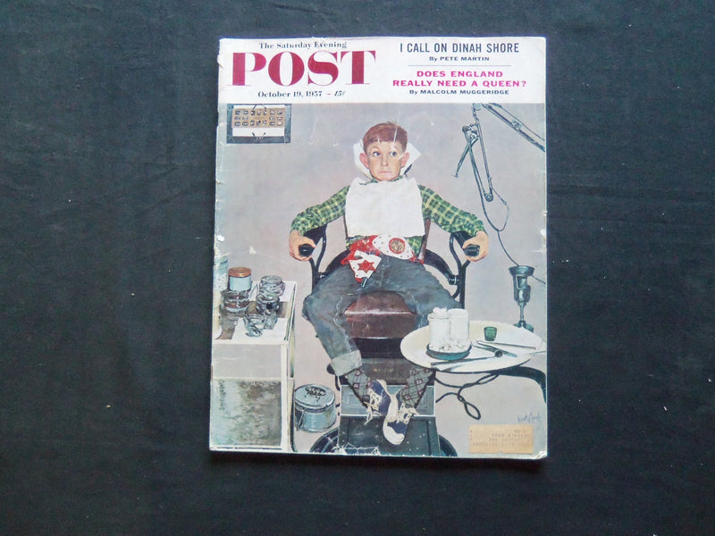 1957 OCT 19 THE SATURDAY EVENING POST MAGAZINE - I CALL ON DINAH SHORE - SP 2156