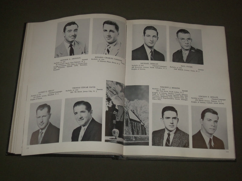 1956 GALLEON SETON HALL UNIVERISTY YEARBOOK - SOUTH ORANGE NEW JERSEY - YB 1362