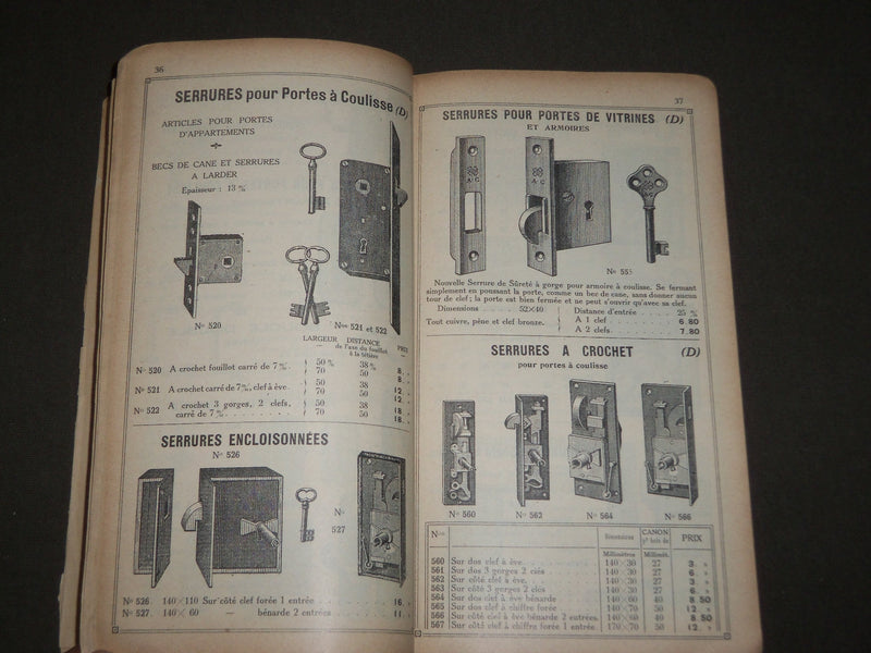 1914 A. CERNEAU FABRIQUE DE CUIVRERIE ET QUINCAILLERIE FRENCH CATALOGUE - FR 725