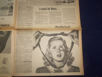 1943 AUG 11 NEW YORK TIMES -CHURCHILL IN QUEBEC, ROOSEVELT WILL SEE HIM- NP 6548