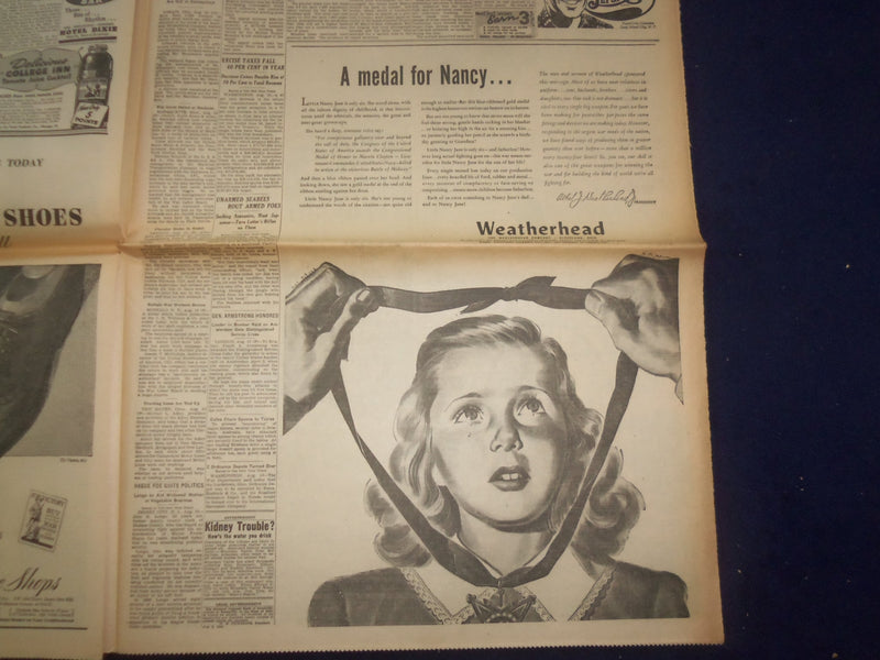 1943 AUG 11 NEW YORK TIMES -CHURCHILL IN QUEBEC, ROOSEVELT WILL SEE HIM- NP 6548