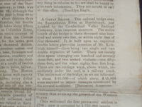 1847 FEBRUARY 20 MASSACHUSETTS PLOUGHMAN - SUSQUEHANNA RIVER BRIDGE - NP 5143