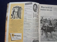 1945 OCTOBER THE AMERICAN HOME MAGAZINE -ELIZABETH TAYLOR, JR. FIREMEN- SP 6118O