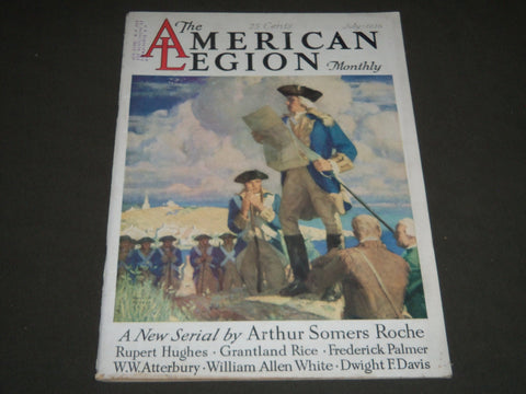 1926 JULY THE AMERICAN LEGION MAGAZINE - NICE COVER - ST 4873