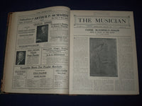 1914 JANUARY-DECEMBER THE MUSICIAN BOUND VOL NO. 19 - GREAT PHOTOS/ADS - KD 1962