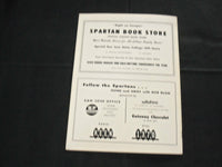 1964 OCTOBER 17 SAN JOSE STATE VS. WASHINGTON STATE FOOTBALL PROGRAM - J 3734