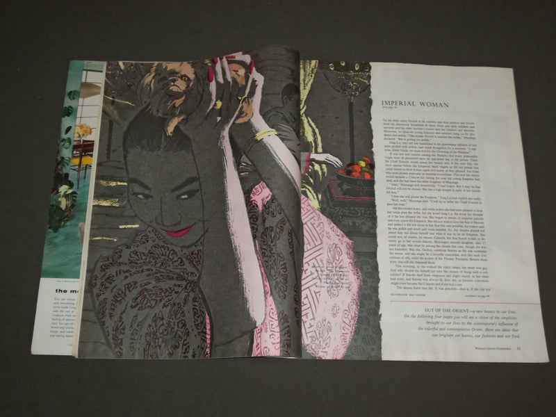 1956 FEB WOMAN'S HOME COMPANION MAGAZINE - IMPERIAL WOMAN BY PEARL BUCK -SP 7107