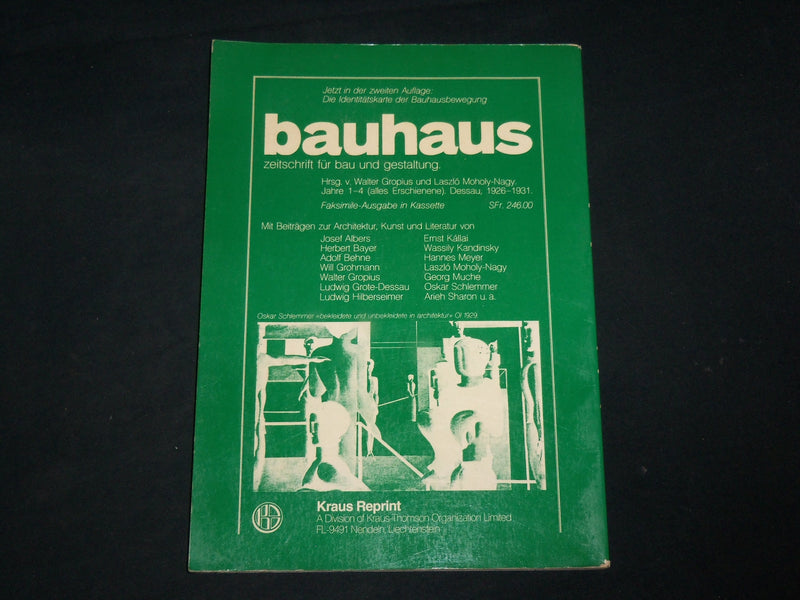 1979 JUNGE MALER AM BAUHAUS SOFTCOVER BOOK BY PETER HAHN - GERMAN - KD 6669