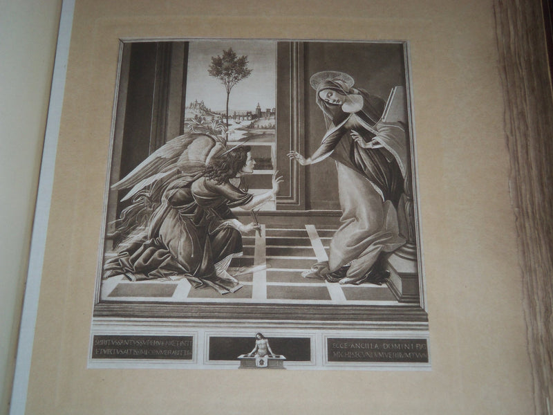 1907 SANDRO BOTTICELLI VOLUME BY EMILE GEBHART - FRENCH - NICE ENGRAVINGS - Z 20