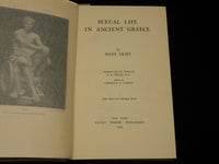 1932 SEXUAL LIFE IN ANCIENT GREECE HARDCOVER BOOK BY HANS LICHT - KD 6420