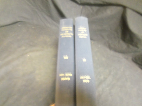 1976 AMERICAN INSTITUTE OF ARCHITECTS 2 BOUND VOLUMES - NICE PHOTOS - R 868