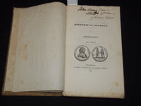 1840 MEMOIRS OF THE HISTORICAL SOCIETY OF PENNSYLVANIA VOLUME 4 PART 1 - KD 7799