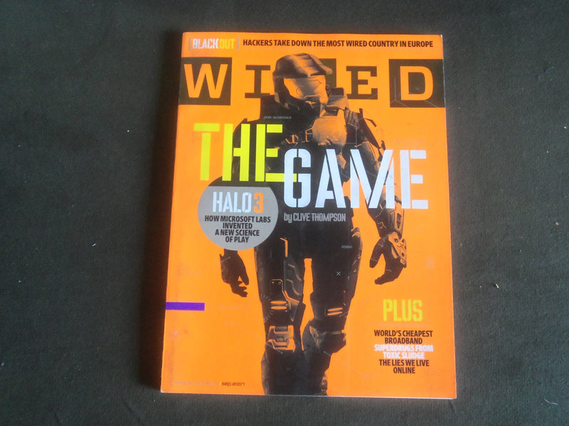 2007 SEPTEMBER WIRED MAGAZINE - THE GAME COVER - B 5340J