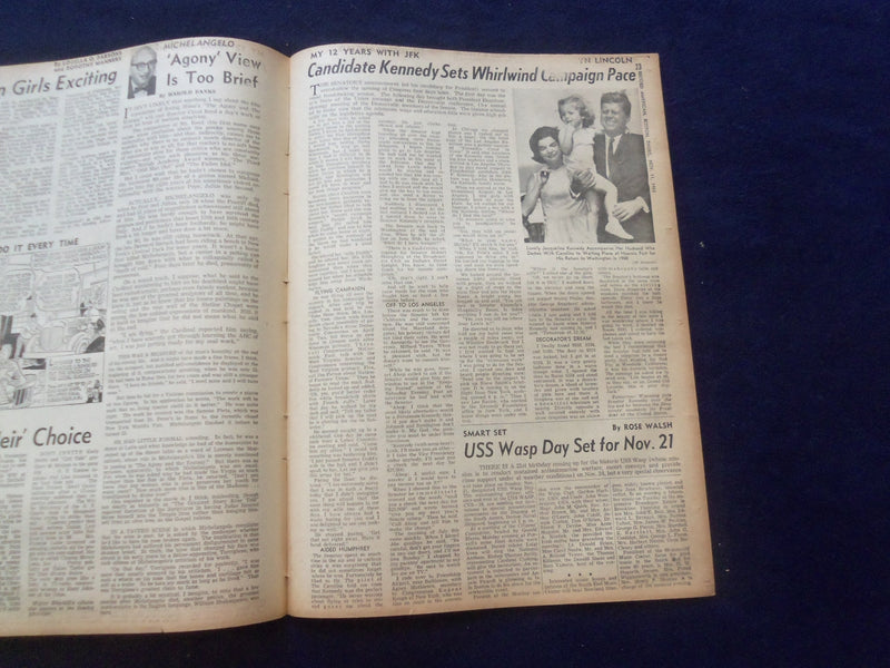 1965 NOV 11 BOSTON RECORD AMERICAN NEWSPAPER - WILLIE MAYS NAMED MVP - NP 6311