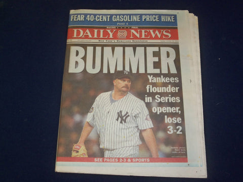 2003 OCT 19 NY DAILY NEWS NEWSPAPER - MARLINS BEAT YANKEES IN GAME 1 - NP 4081