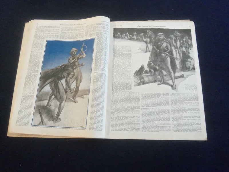 1933 FEBRUARY AMERICAN BOY MAGAZINE - BATTLE ON THE BEACH - ST 7073