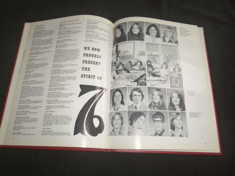 1976 ATODNEM MENDOTA HIGH SCHOOL YEARBOOK - MENDOTA, ILLINOIS - YB 2531