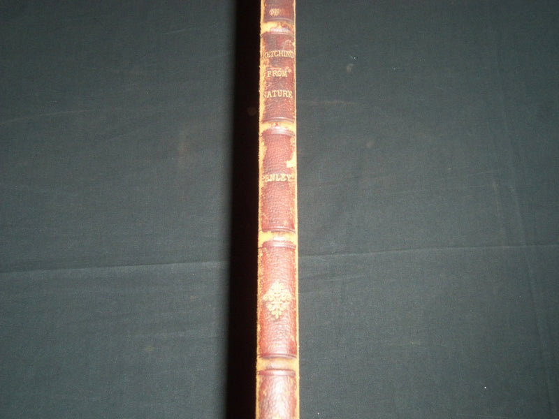 1869 SKETCHING FROM NATURE IN WATER-COLOURS VOLUME BY AARON PENLEY - Z 68