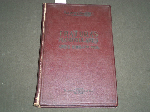 1944 FRATURAS MANDIBULARES AUTHOR INSCRIBED BY DR. MARIO GRAZIANI - KD 2619