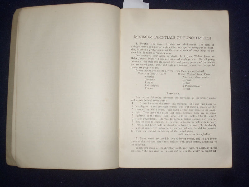 1929 BRIEF FUNDAMENTALS BY SHERWIN CODY SCHOOL OF ENGLISH - ROCHESTER, NY-J 9479