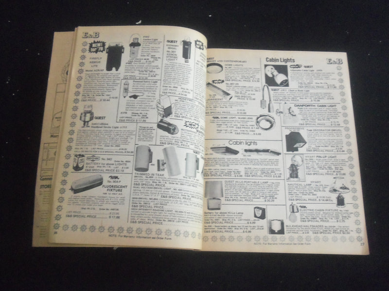 1978 E&B MARINE DISCOUNT SUPPLY CATALOG - PERTH AMBOY, NEW JERSEY - B 5529G