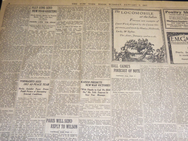 1917 JANUARY 2 NEW YORK TIMES - TURKEY CLAIMS NEW FREEDOM - NT 8732