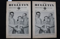 1956 SEP THE BULLETIN - BRIDGE LEAGUE MAGAZINE -CHARLES GOREN -LOT OF 2 - K 2376