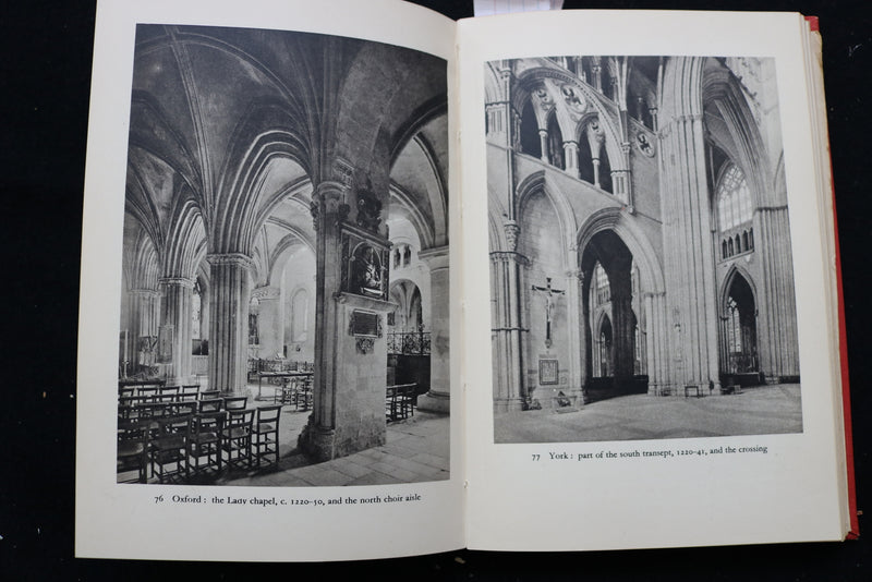 1950 THE ENGLISH CATHEDRALS HARDCOVER BOOK BY JOHN HARVEY - KD 9478