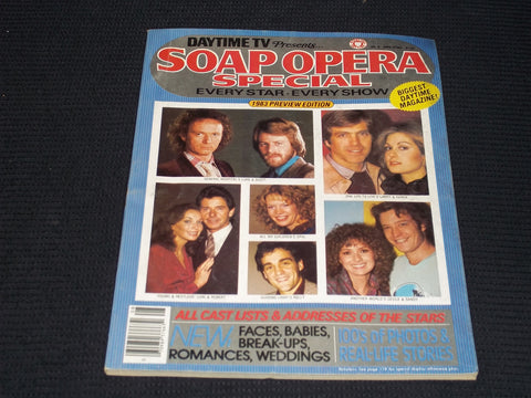 1983 PREVIEW SOAP OPERA SPECIAL MAGAZINE - LUKE & SCOTT FRONT COVER - E 13823