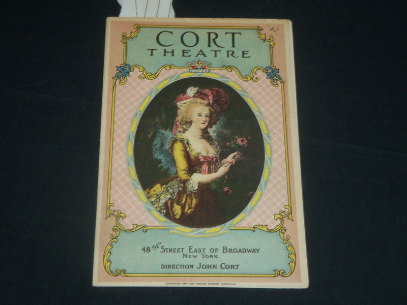 1927 BEHOLD THIS DREAMER - CORT THEATRE PROGRAM - NEW YORK - J 5674