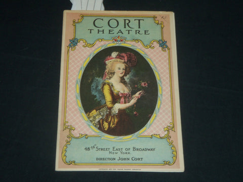1927 BEHOLD THIS DREAMER - CORT THEATRE PROGRAM - NEW YORK - J 5674