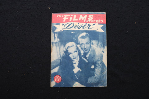 1945 OCT VOS FILMS PREFERES MAGAZINE - MARLENE DIETRICH COVER - E 25053