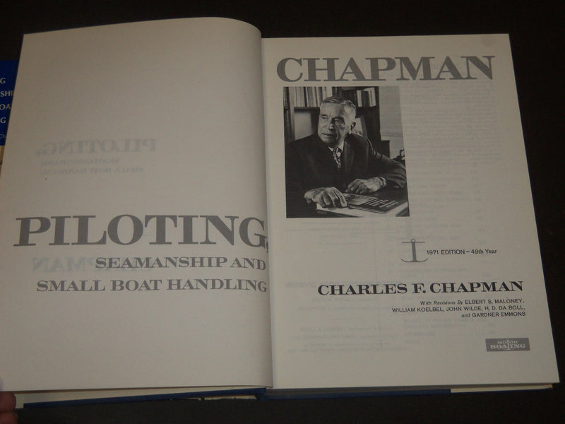 1971 PILOTING SEAMANSHIP & SMALL BOAT HANDLING BY CHARLES CHAPMAN- KD 23
