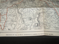 1800'S SCALE HALF AN INCH MAP OF SCOTLAND-EDINBURGH AND DISTRICT BOOK - J 3456
