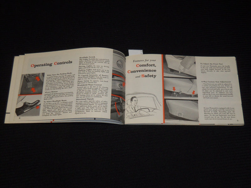 1961 PLYMOUTH OWNER'S MANUAL - SOFTCOVER - J 9881