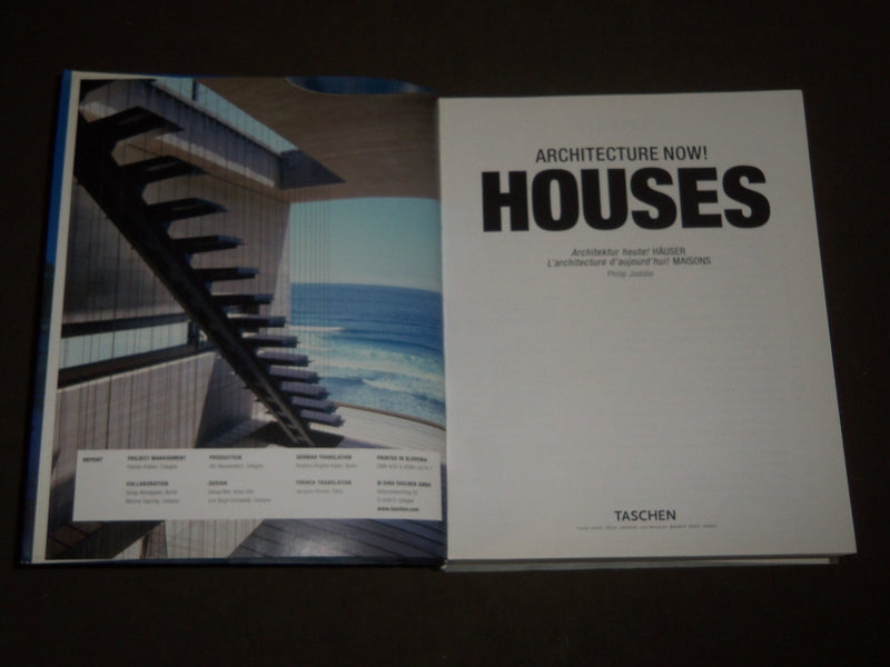 2009 ARCHITECTURE NOW! HOUSES BOOK BY PHILIP JODIDIO - FIRST EDITION - D 174