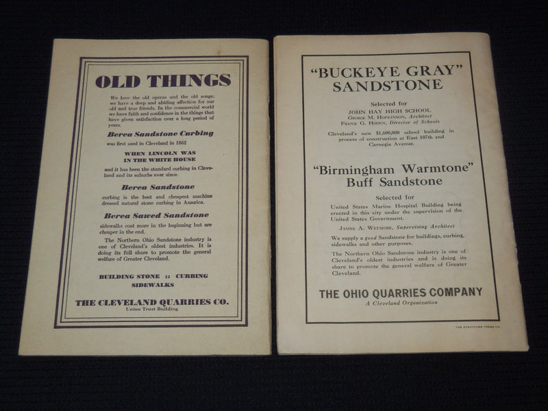 1928-1929 METROPOLITAN OPERA COMPANY PROGRAM LOT OF 2 - CLEVELAND OHIO - J 8019