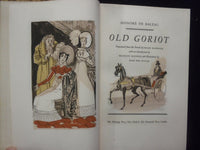 1950 OLD GORIOT HARDCOVER BOOK BY HONORE DE BALZAC - HERITAGE PRESS - KD 9352