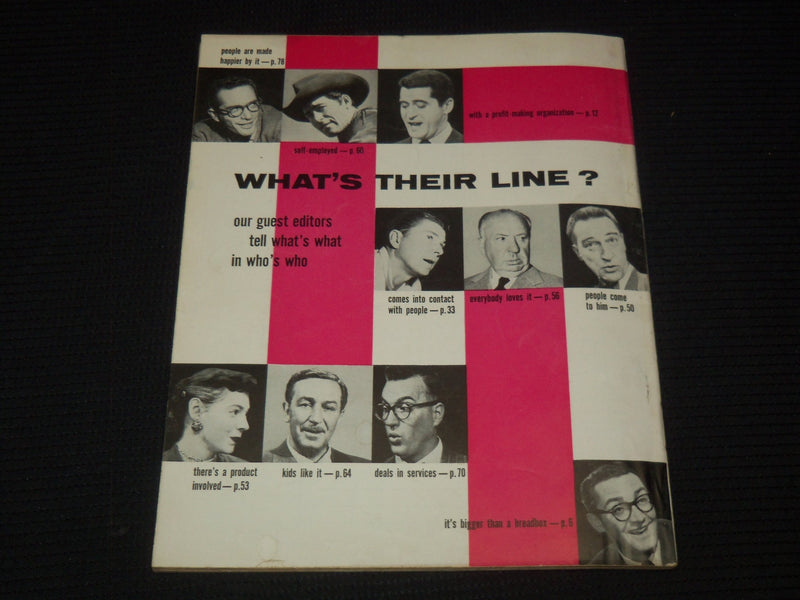 1956-57 NO. 6 WHO'S WHO IN TELEVISION & RADIO MAGAZINE - PERRY COMO - E 14569