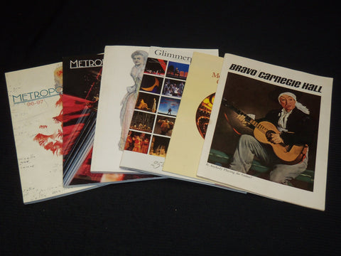 ASSORTED MUSIC PROGRAMS LOT OF 6 PIECES - O 3816