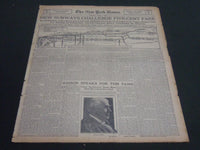 1925 JUNE 7 NY TIMES SPECIAL FEATURES SECTION - NEW SUBWAYS CHALLENGE - NT 7005