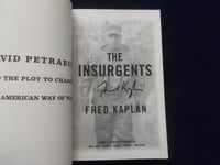 2013 THE INSURGENTS SOFTCOVER BOOK - SIGNED BY FRED KAPLAN - KD 8566
