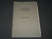 1926 THE SEWICKLEY PRESBYTERIAN CHURCH HISTORICAL SKETCH MAGAZINE - J 2809