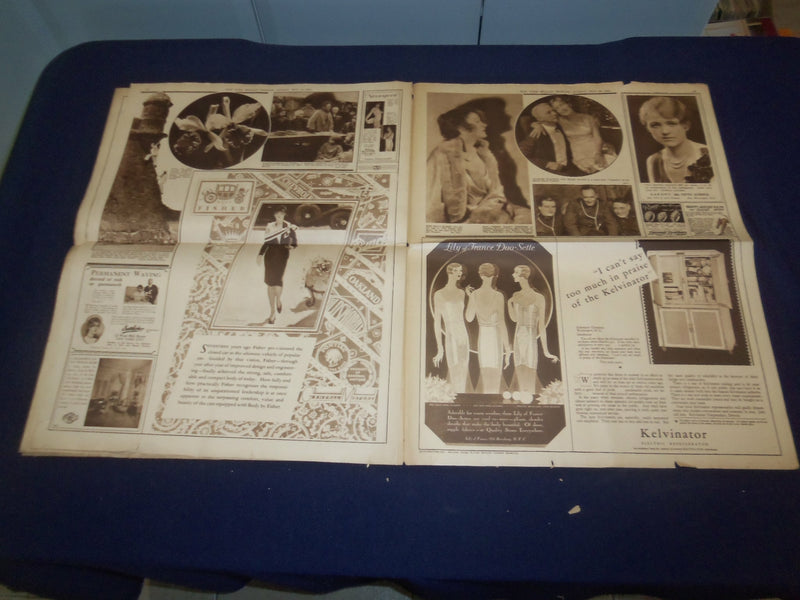 1928 MAY 13 NEW YORK HERALD TRIBUNE GRAVURE SECTION -HOOVER-KING GEORGE- NP 4986