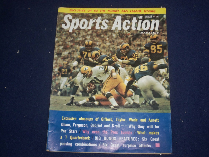 1962 FEBRUARY SPORTS ACTION MAGAZINE - GREAT PHOTOS AND STORIES - ST 6794