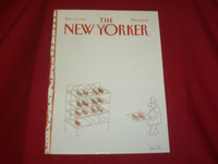 1986 DECEMBER 15 NEW YORKER MAGAZINE FRONT COVER ONLY - GREAT ART FOR FRAMING