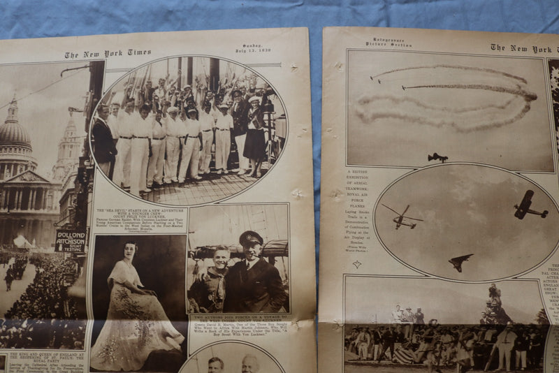 1930 JULY 13 NY TIMES ROTOGRAVURE PICTURE SECTION - MOUNT RUSHMORE - NP 9220