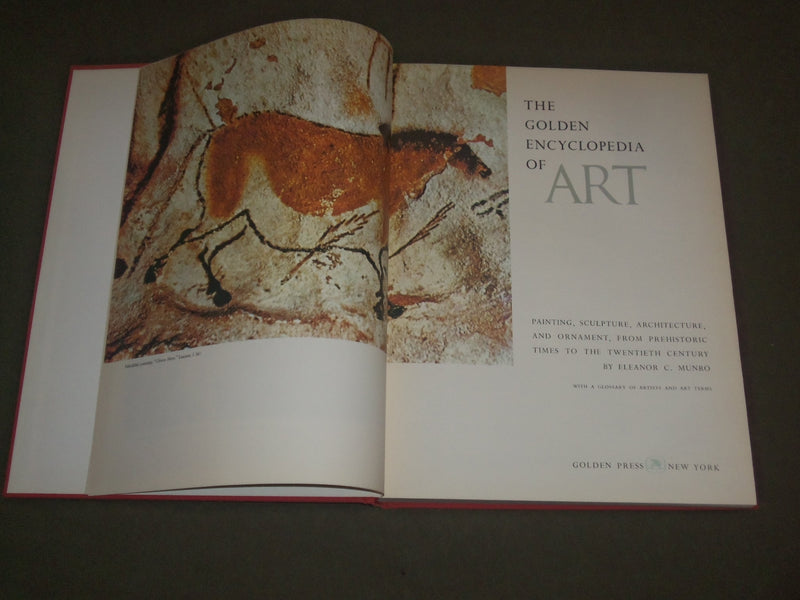 1961 THE GOLDEN ENCYCLOPEDIA OF ART BY ELEANOR C. MUNRO BOOK - I 1309