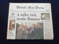 1996 AUG 8 DETROIT FREE PRESS NEWSPAPER - A TALLER TASK AWAITS ROMNEY - NP 7272
